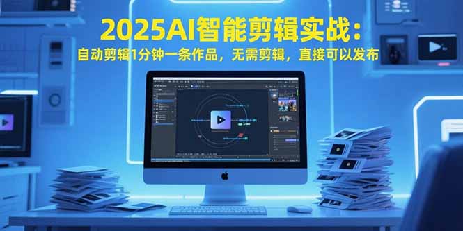 2025AI智能剪辑实战：自动剪辑1分钟一条作品，无需剪辑，直接可以发布-juejinmima