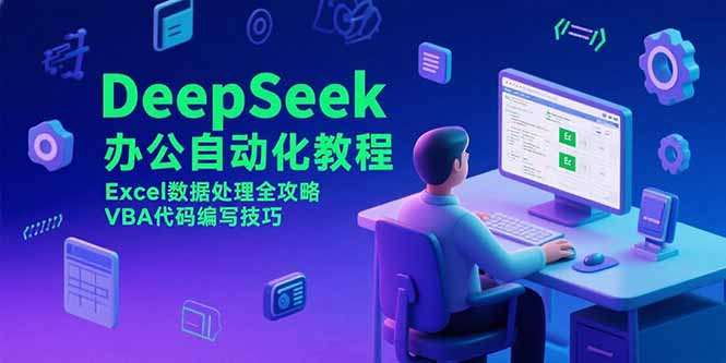 DeepSeek办公自动化教程，Excel数据处理全攻略，VBA代码编写技巧-juejinmima