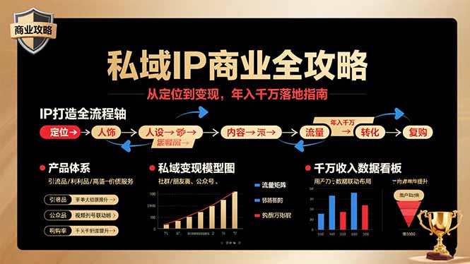 私域IP商业全攻略，从定位到变现，年入千万落地指南-juejinmima