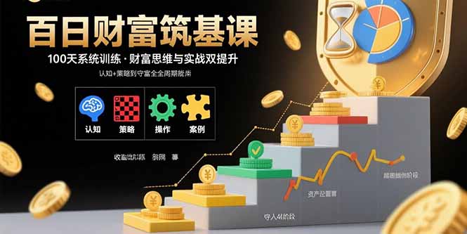 百日财富筑基课：认知+策略+实操+案例拆解  实现从创富到守富全周期能力-juejinmima