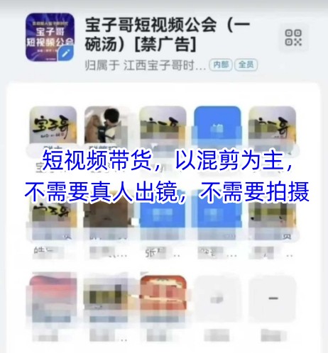 宝子哥头部团队短视频带货，以混剪为主，不需要真人出镜，不需要拍摄【更新8月】-juejinmima