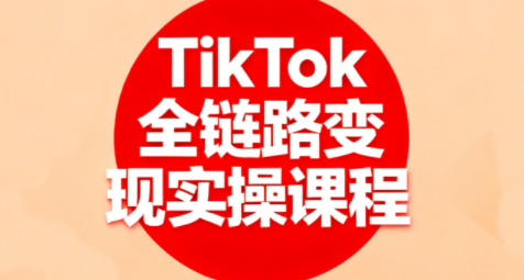 小杨老师·TikTok全链路变现实操课程-juejinmima