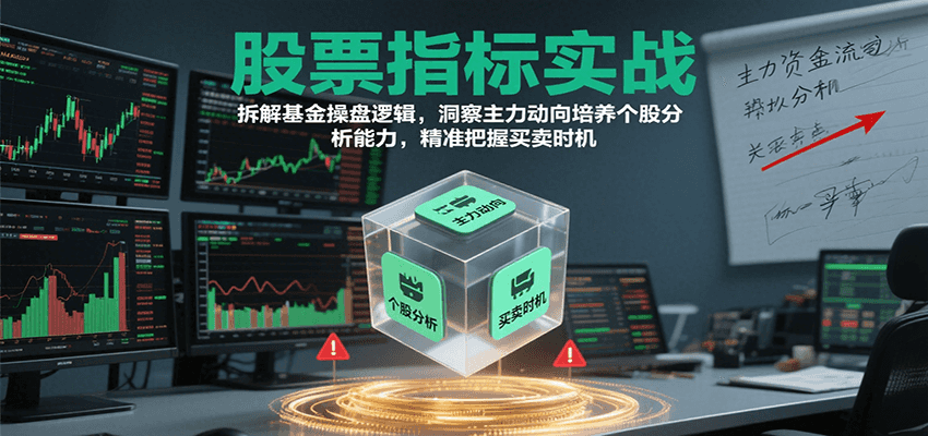股票指标实战，基金操盘逻辑拆解，洞察主力动向培养个股分析能力把握买卖时机(更新)-juejinmima